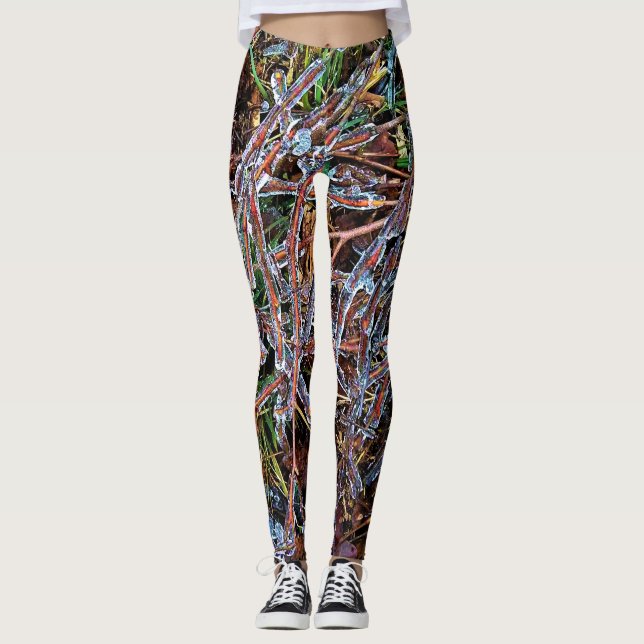 Splendid Lee - Ice Twigs Fotoimpresión Leggings (Anverso)