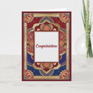 Splendor tradicional - Tarjeta Boda de estilo Rega