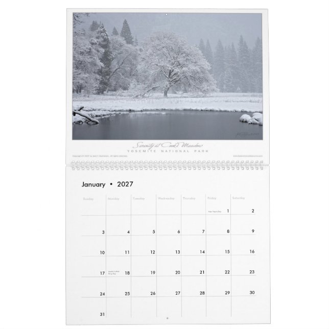 Splendorous 2008 Sojourns el calendario (Jan 2027)