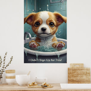 Splish Splash Cute Posters graciosos con citas