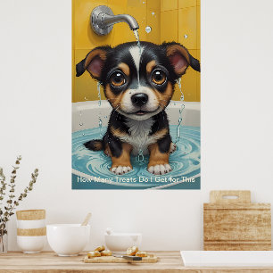 Splish Splash Cute Posters graciosos con citas