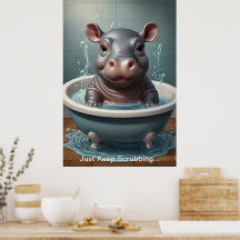 Splish Splash Cute Posters graciosos con citas