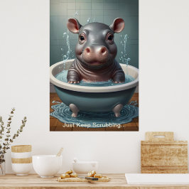 Splish Splash Cute Posters graciosos con citas