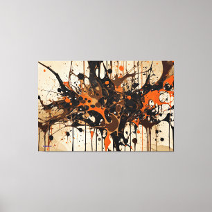 SPLT_25_0002, impresión de lienzo de pintura de ac