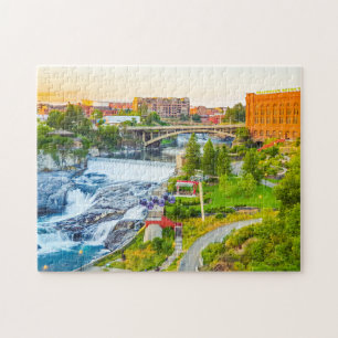 Spokane cae del rompecabezas de Jigsaw