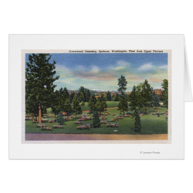 Spokane, Washington - Terraza superior (Anverso (Horizontal))