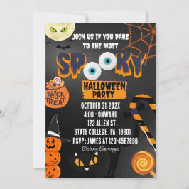 SPOOKIEST HALLOWEEN PARTY Invitación