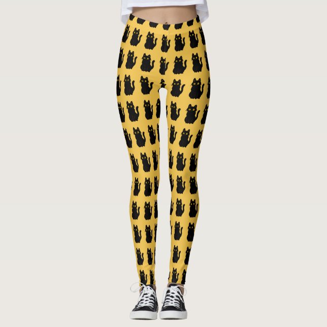 Spooktacular Cat Leggings  (Anverso)