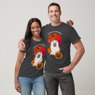 SPOOKY BOO-DOG camisetas oscuras- texto personaliz