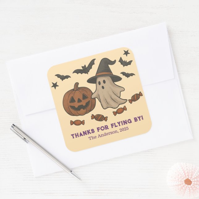 Spooky Cute Halloween Pegatina - Boos, bats & Cand (Sobre)