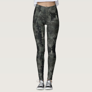 Spooky Graveyard Chica Leggings