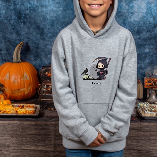 Spooky Grim Reaper Graveyard Crow Gothic Halloween (Subido por el creador)