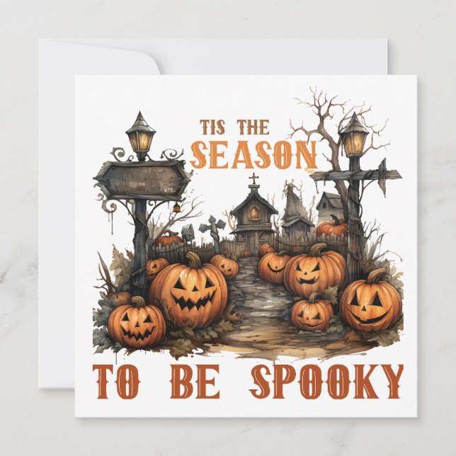 Spooky Halloween Card (Anverso)