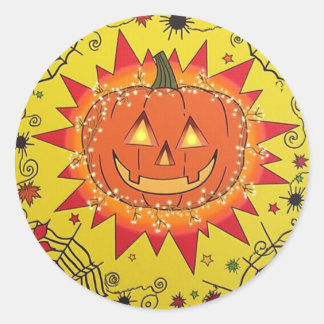 Spooky Happy Halloween Pegatina