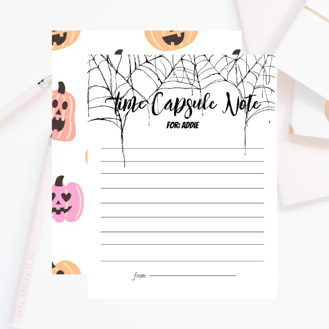 Spooky One | Nota de la cápsula de cumpleaños | Ro (Subido por el creador)