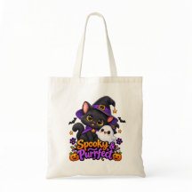 Spooky & Purrfect – Bolsa de mano de gato de Hallo