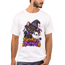 Spooky & Purrfect – Camiseta de gato de Halloween
