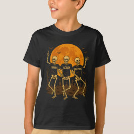 Spooky Scary Skeletons Camiseta Halloween - Baile