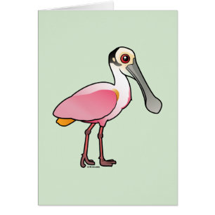 Spoonbill rosado lindo