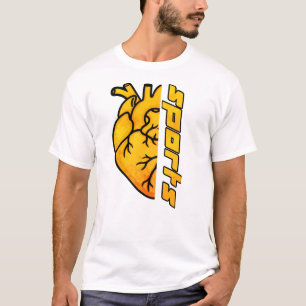 Sports Heart - Camiseta de ejercicio para un coraz