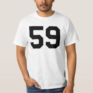 Sports Jersey Black Favorite Lucky Number #59