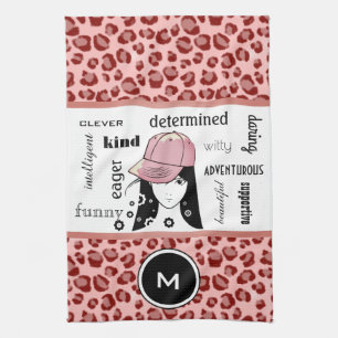 Sporty & Girly Guay Leopard Sports/Gym Toalla