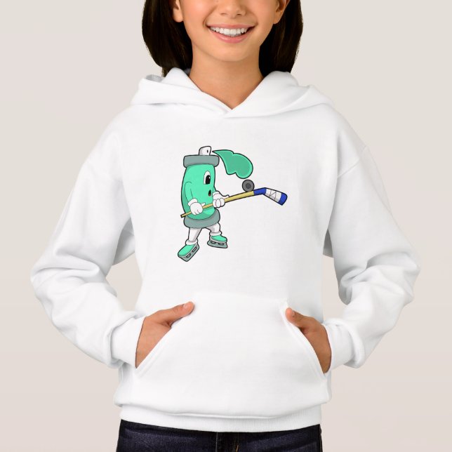 spray de hielo en hockey sobre hielo con bastón de (Anverso)