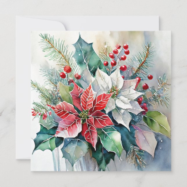 Spray de Navidad acuarela personalizado (Anverso)