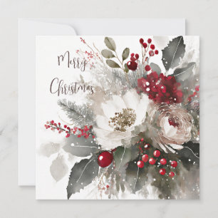 Spray de Navidad acuarela vintage personalizado