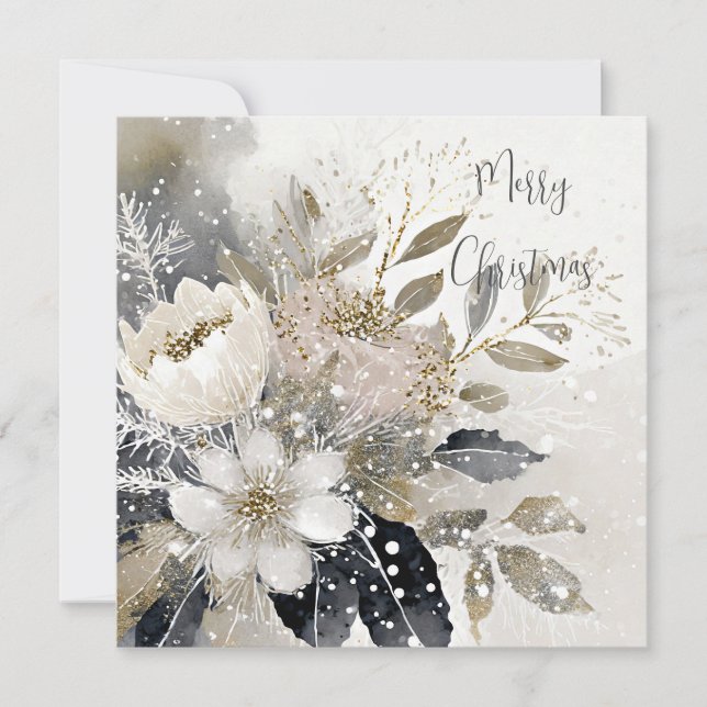 Spray de Navidad plateado y dorado pastel personal (Anverso)