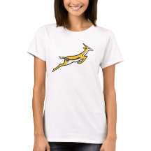 Springbok por la camiseta de las mujeres vitales