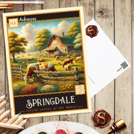 Springdale, Arkansas | Postal de época