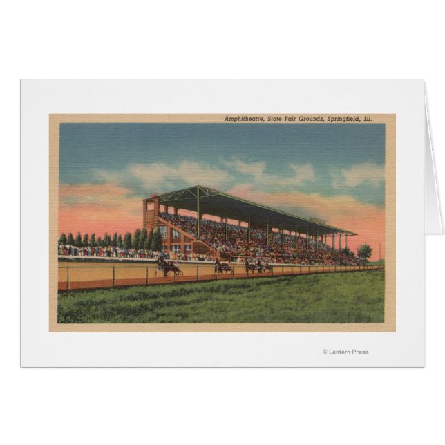 Springfield, IL - Caballo de la Feria Estatal (Anverso (Horizontal))