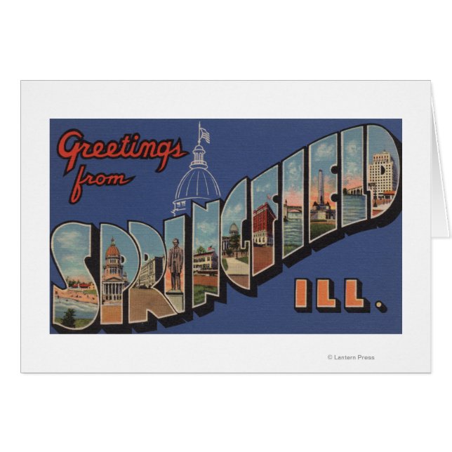 Springfield, Illinois - Escenas de letras grandes (Anverso (Horizontal))