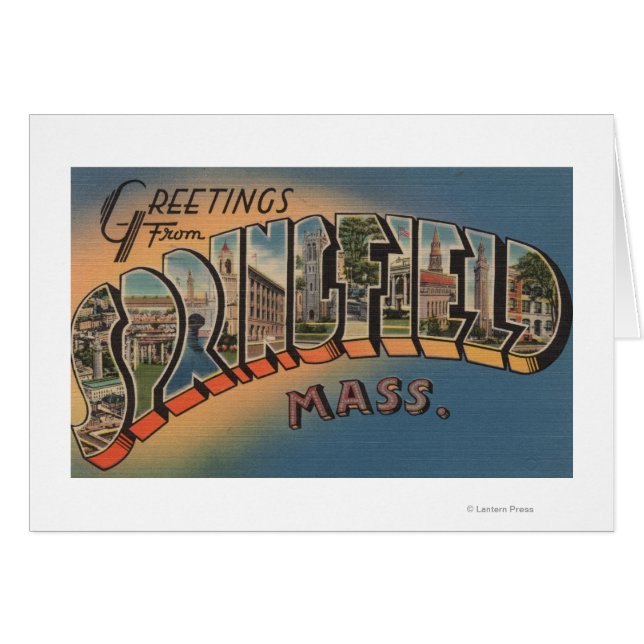 Springfield, Massachusetts - Letra grande 2 (Anverso (Horizontal))
