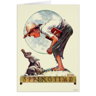 Springtime, muchacho 1935 con el conejito