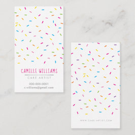 SPRINKLES moderna etiqueta fiesta adorable con est