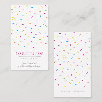 SPRINKLES moderna etiqueta fiesta adorable con est