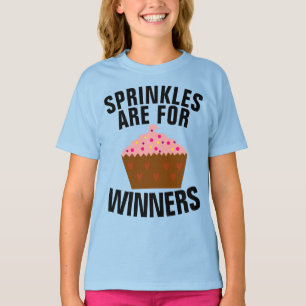 SPRINKLES PARA GANADORES CHICAS DE Camisetas CUPCA