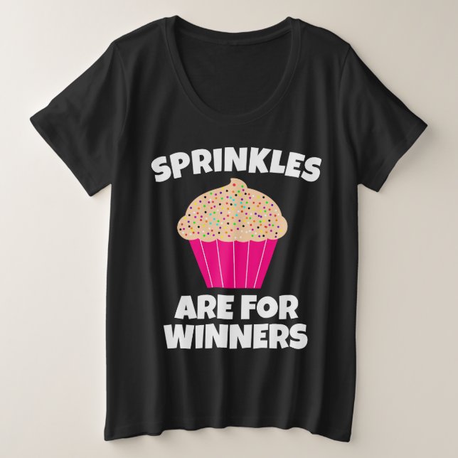 SPRINKLES SON PARA LOS GANADORES CAMISETAS DE CUPC (Anverso del diseño)
