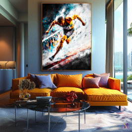 Sprint Champion - Campo y pista de arte dinámico p