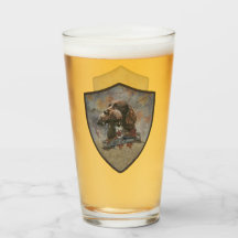 Sprocker Spaniel, Gun dog art Glass