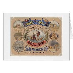 Spruance Stanley y Co., vinos y licores, SF (1305)