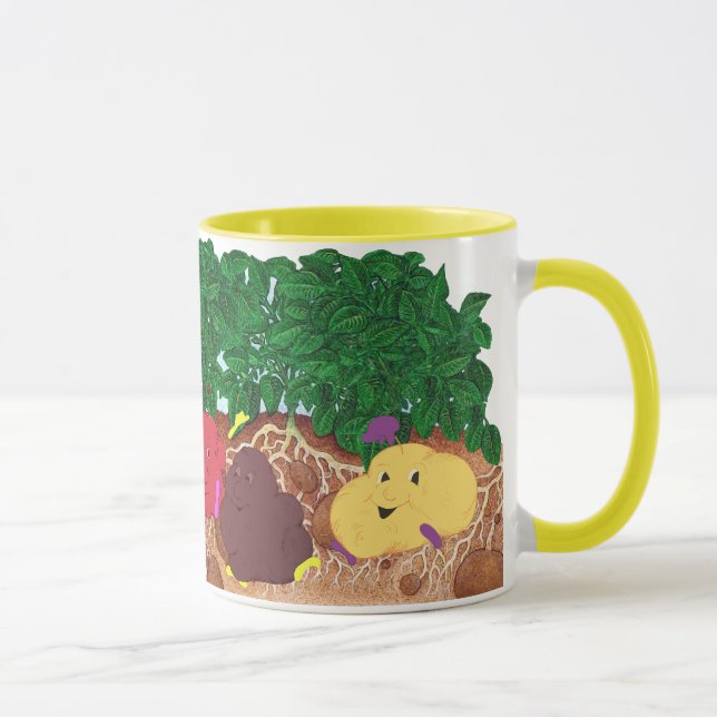 Spudpeeps en taza del remiendo de la patata (Derecha)