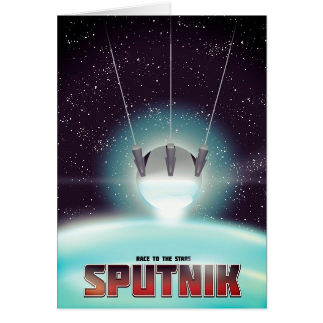 Sputnik "carrera a las estrellas" (Frente)