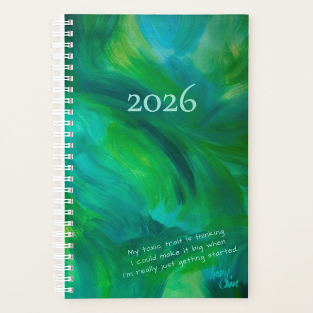 SPWW Green con un ingenioso planificador mensual p (Anverso)