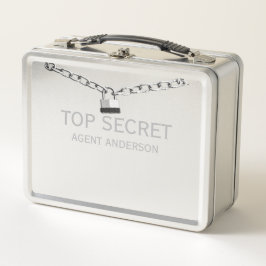 SPY o AGENT Personalizado Top Secret Kids Metaliza