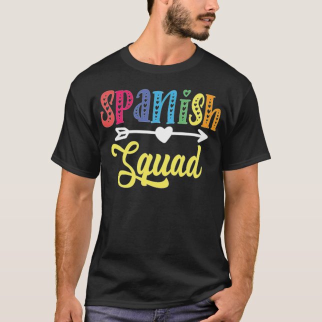 Squad Teacher de España mejores amigos sudaderas y (Anverso)