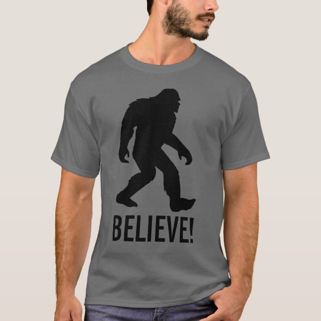 Squatch, Sasquatch, Bigfoot, ¡Créanlo! Camiseta (Anverso)