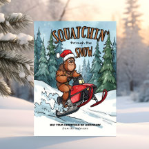 Squatchin 'a través de la Navidad de Bigfoot en la